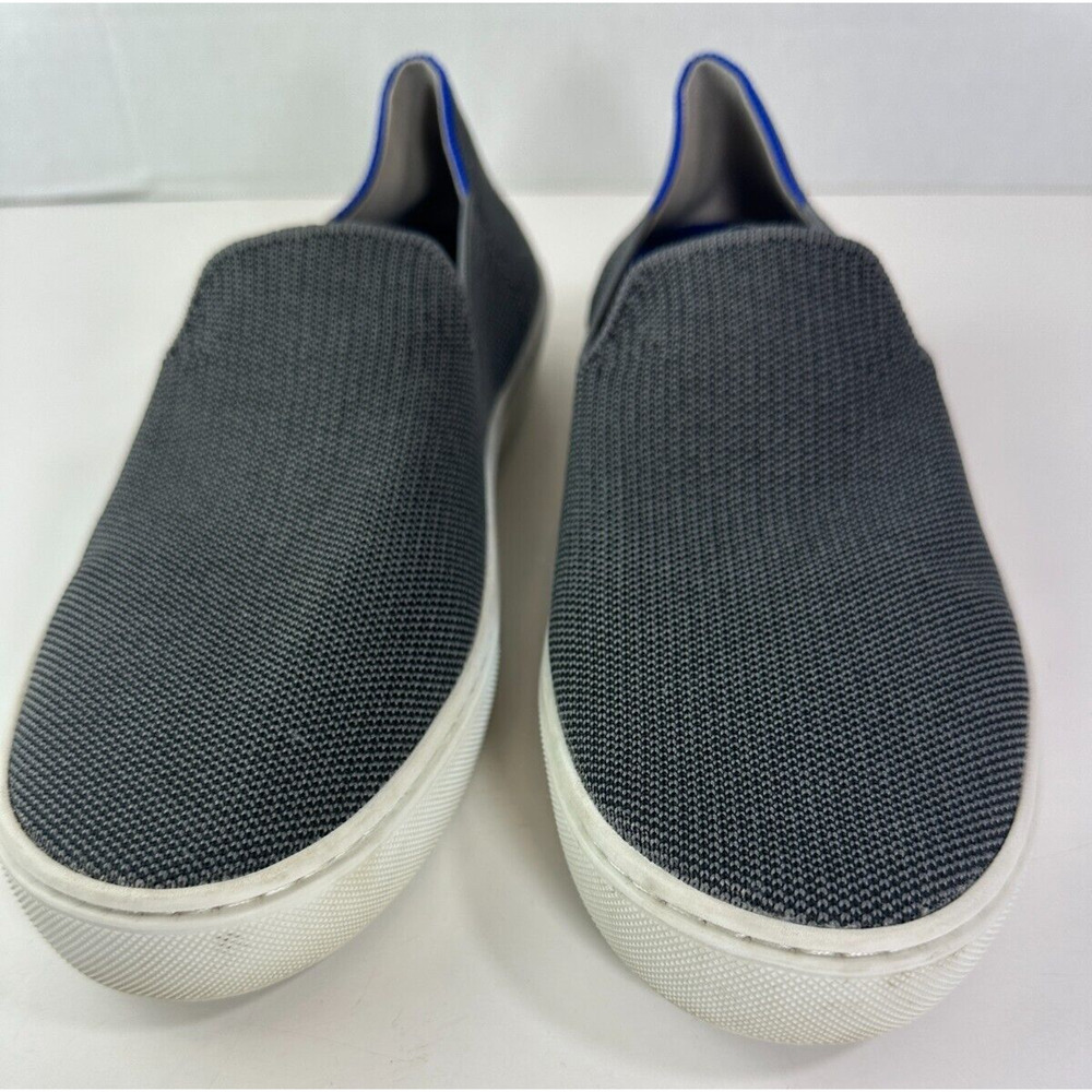 *Read* Rothy’s The Original Slip On Sneaker Steel Gray & Blue Women’s Size 9.5 - Picture 14 of 16